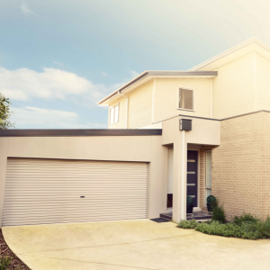 gliderol roller door in beige